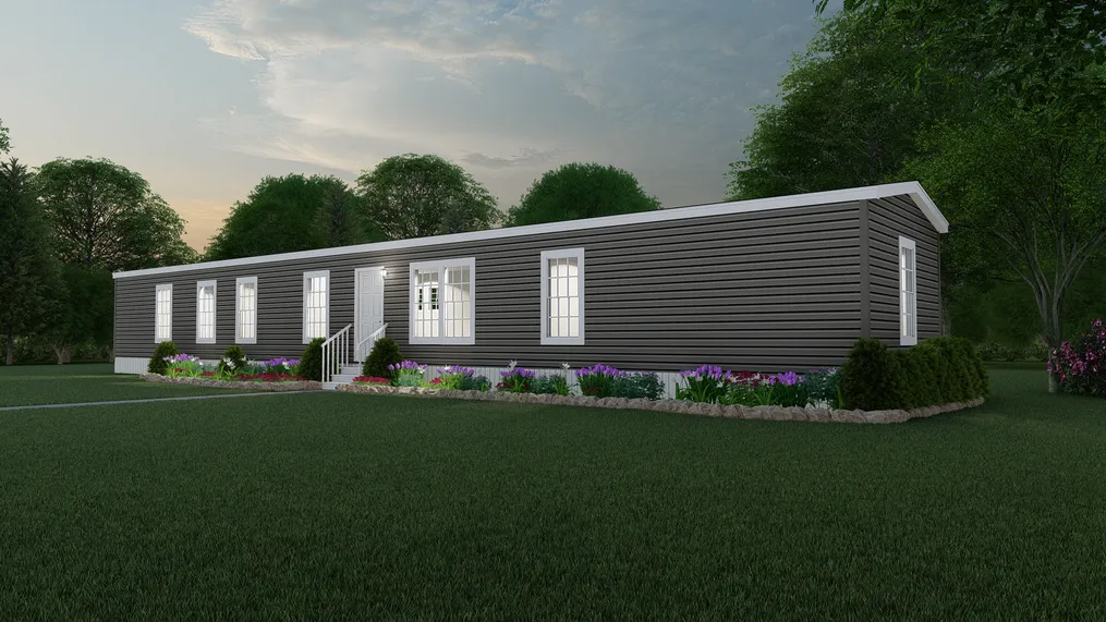 The THE MARION Exterior. This Manufactured Mobile Home features 3 bedrooms and 2 baths.