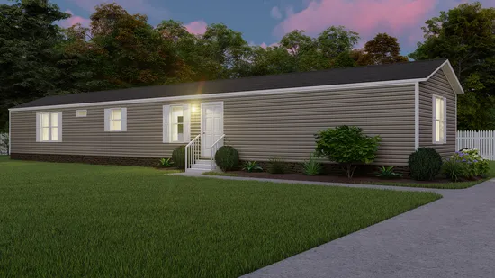 The THE ANNIVERSARY ISLANDER Exterior. This Manufactured Mobile Home features 3 bedrooms and 2 baths.