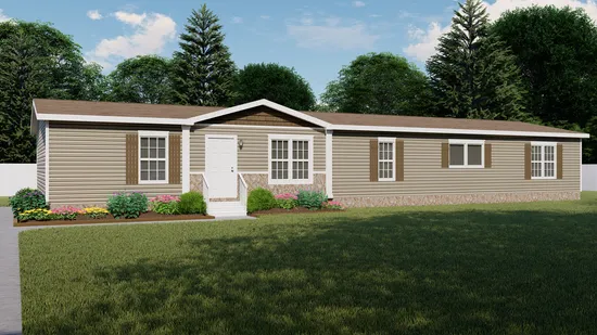 The CHAMBORD Exterior. This Manufactured Mobile Home features 4 bedrooms and 2 baths.