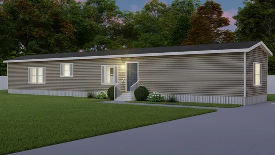 The THE ANNIVERSARY ANN16763A Exterior. This Manufactured Mobile Home features 3 bedrooms and 2 baths.