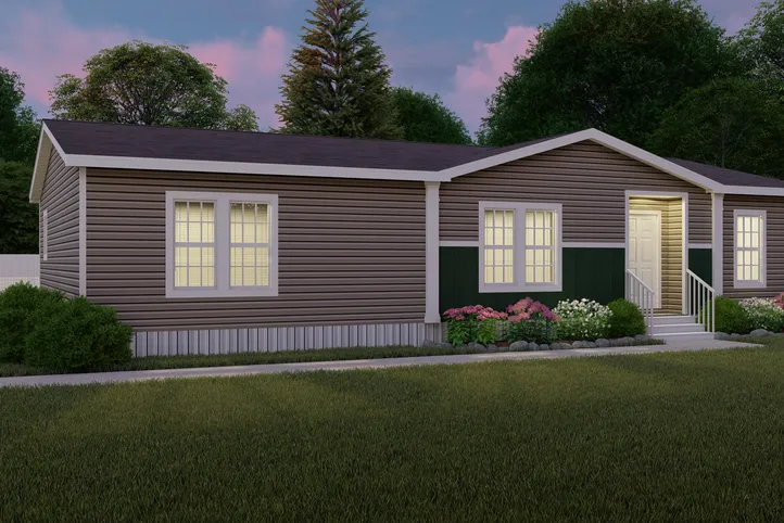 The THE FREEDOM 3252 Exterior. This Manufactured Mobile Home features 3 bedrooms and 2 baths.