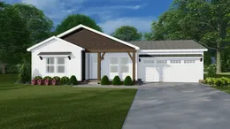 The KEENELAND Exterior. This Manufactured Mobile Home features 3 bedrooms and 2 baths.