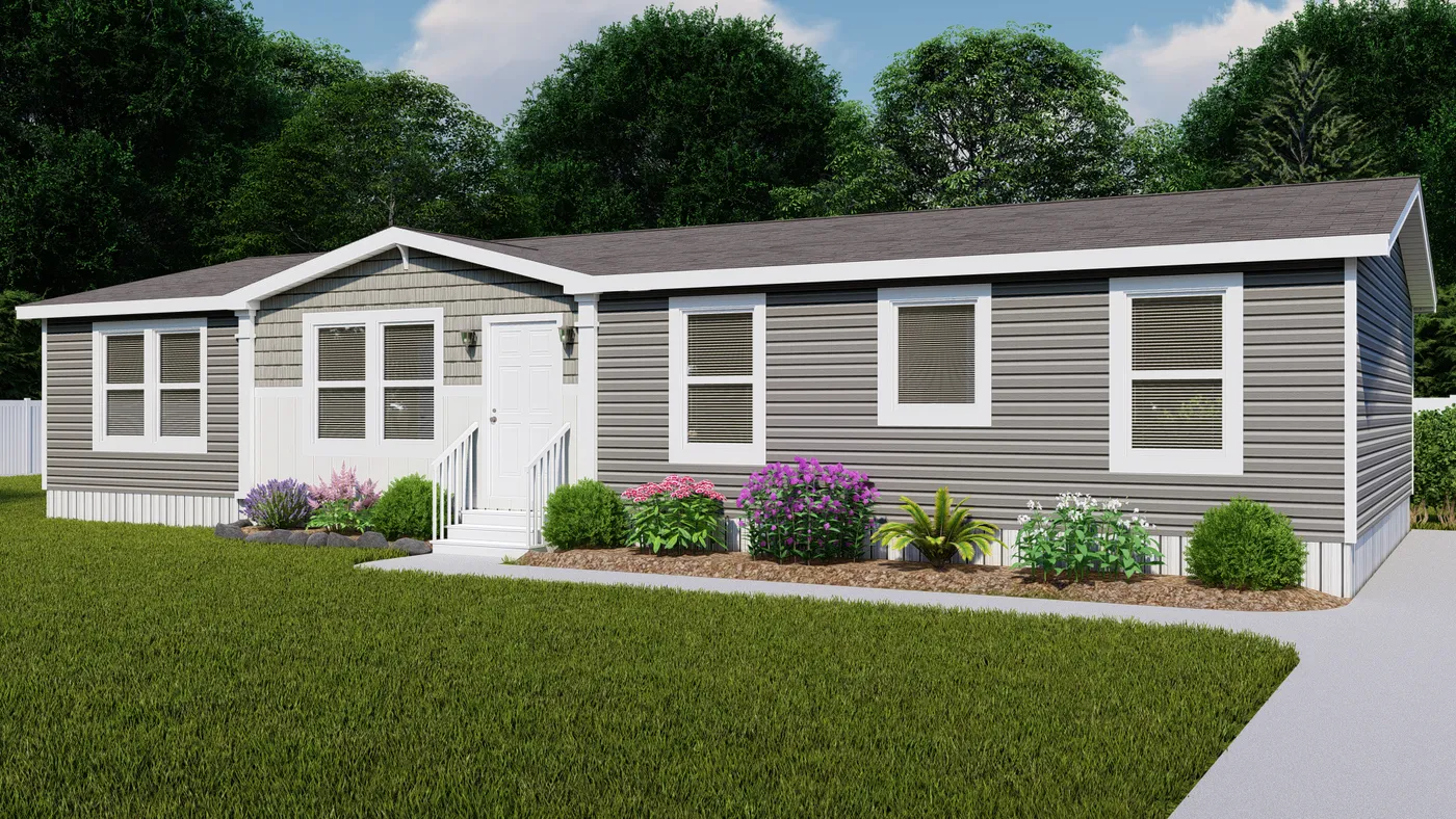 The THE ANNIVERSARY 2.1 Exterior. This Manufactured Mobile Home features 3 bedrooms and 2 baths.