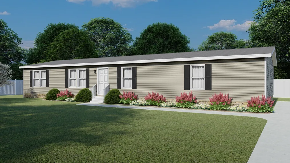 The 5602 ENTERPRISE 2 7028 Exterior. This Manufactured Mobile Home features 4 bedrooms and 2 baths.
