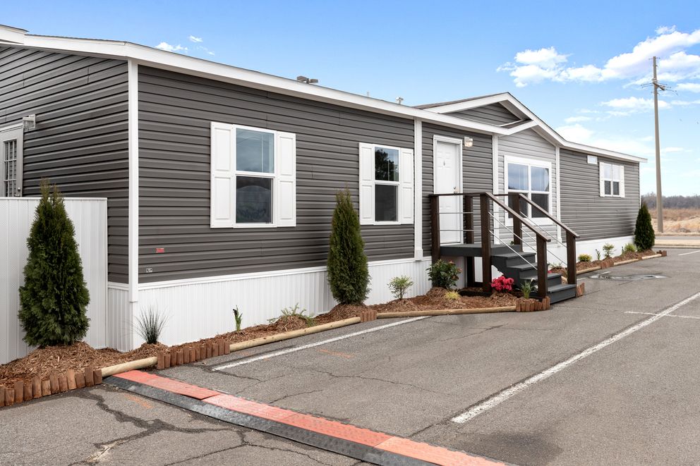 The SIG28663A Exterior. This Manufactured Mobile Home features 3 bedrooms and 2 baths.