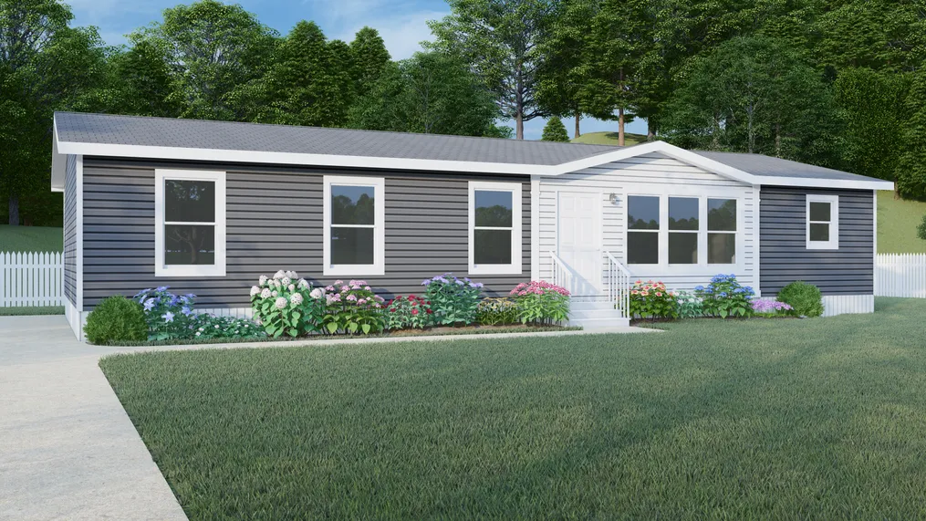The ISLAND BREEZE 64 Exterior. This Manufactured Mobile Home features 4 bedrooms and 2 baths.