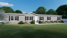 The 5621 "THE RICHMOND" 7628 Exterior. This Manufactured Mobile Home features 4 bedrooms and 2 baths.