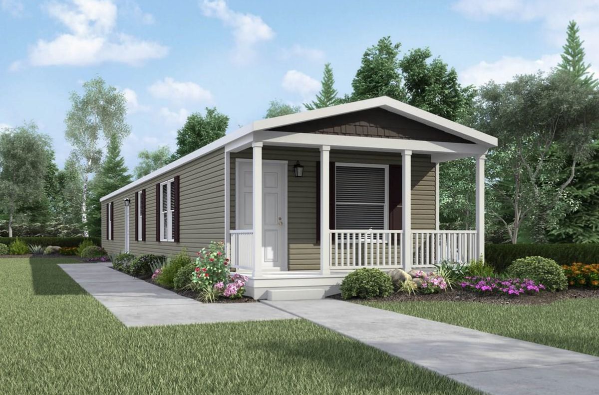 The 6616-772P THE PULSE Exterior. This Manufactured Mobile Home features 2 bedrooms and 2 baths.