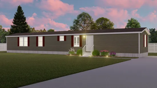 The BLAZER 76 4A Exterior. This Manufactured Mobile Home features 4 bedrooms and 2 baths.