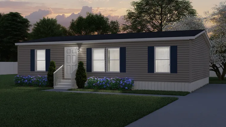 The ZIRCON Exterior. This Manufactured Mobile Home features 3 bedrooms and 2 baths.