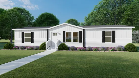 The RIO Exterior. This Manufactured Mobile Home features 3 bedrooms and 2 baths.