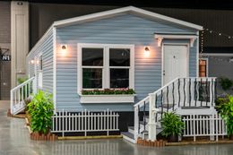The BLAZER EXTREME 1666 F Exterior. This Manufactured Mobile Home features 3 bedrooms and 2 baths.