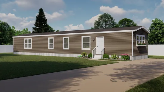 The THE SOCIAL 76 Exterior. This Manufactured Mobile Home features 3 bedrooms and 2 baths.