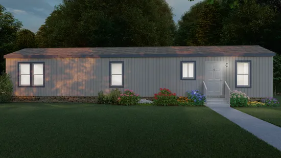 The 2006 COLUMBIA RIVER Exterior. This Manufactured Mobile Home features 2 bedrooms and 1 bath.