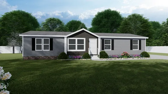 The THE ANNIVERSARY 2.0 Exterior. This Manufactured Mobile Home features 3 bedrooms and 2 baths.