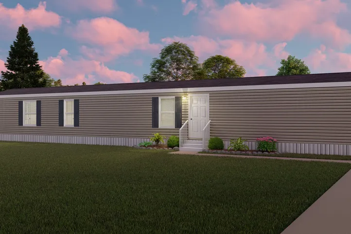 The THE POWERHOUSE Exterior. This Manufactured Mobile Home features 3 bedrooms and 2 baths.