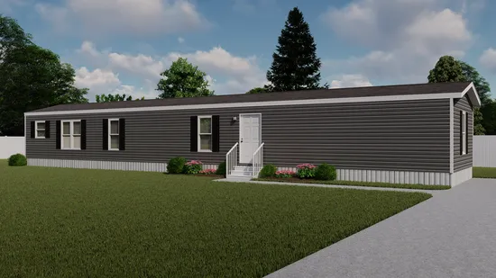 The ANNIVERSARY 16763S Exterior. This Manufactured Mobile Home features 3 bedrooms and 2 baths.