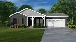 The KEENELAND Exterior. This Manufactured Mobile Home features 3 bedrooms and 2 baths.