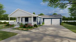 The CENTER ST 5228-MS014 SECT Floor Plan. This Manufactured Mobile Home features 3 bedrooms and 2 baths.