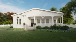 The CORONADO 3760A Farmhouse Exterior. This Manufactured Mobile Home features 3 bedrooms and 2.5 baths.