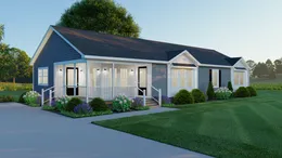 The 3434 CAROLINA "SOUTHERN BELLE" Exterior. This Modular Home features 3 bedrooms and 2 baths.