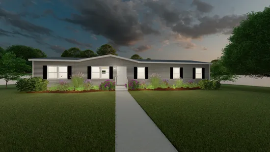 The ULTRA PRO 68 Exterior. This Manufactured Mobile Home features 4 bedrooms and 2 baths.