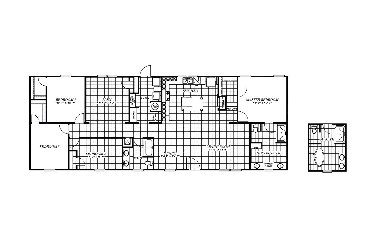 46ANN28724AH Floor Plan