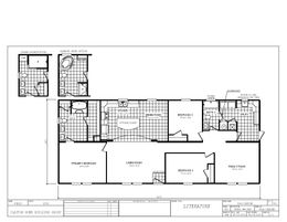 The 5604 ENTERPRISE 4 6428 Floor Plan. This Manufactured Mobile Home features 3 bedrooms and 2 baths.