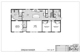 The 5628-267 Floor Plan. This Modular Home features 3 bedrooms and 2 baths.