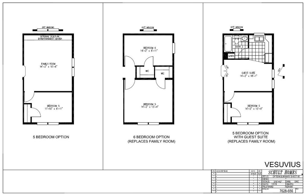 The VESUVIUS 7628-656 Floor Plan. This Manufactured Mobile Home features 4 bedrooms and 2 baths.