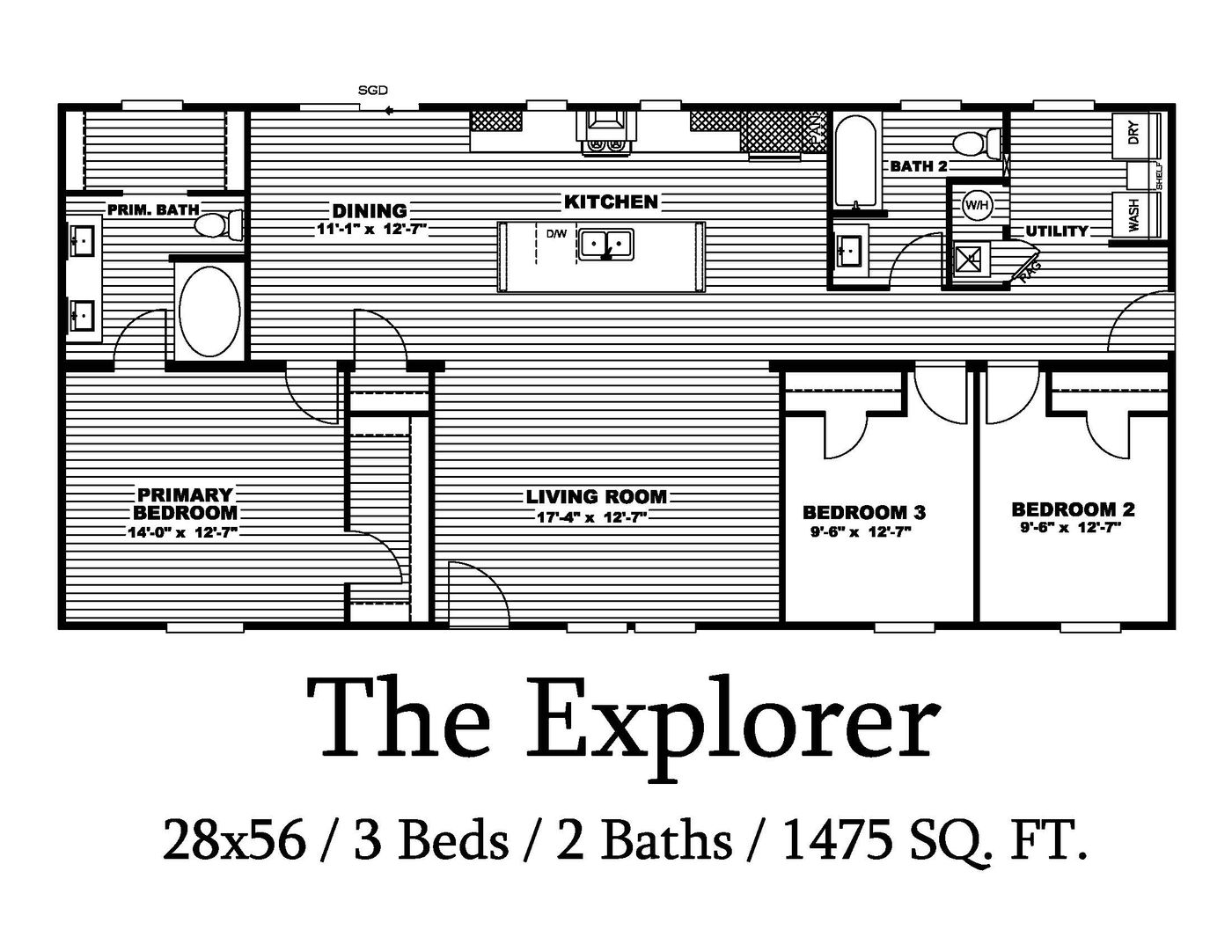 Explorer Floorplan