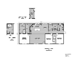 The STELLA Floor Plan. This Manufactured Mobile Home features 3 bedrooms and 2 baths.
