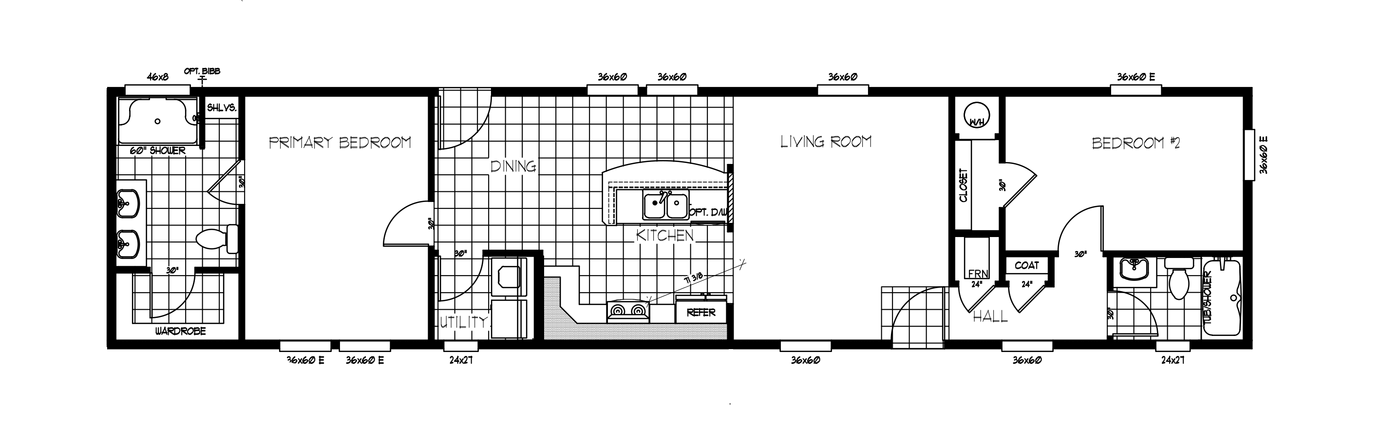 K1668a Floor Plan