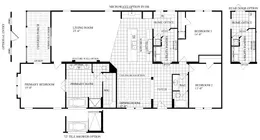 The THE LITTLEFIELD Floor Plan. This Manufactured Mobile Home features 3 bedrooms and 2 baths.