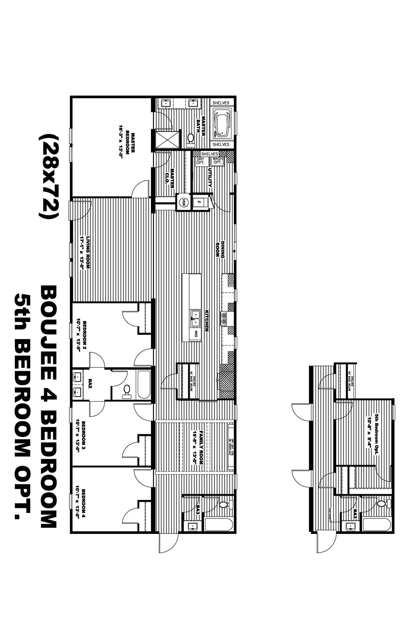 The Boujee XL Floorplan