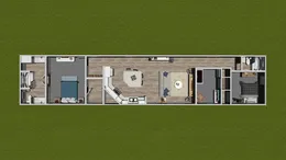 The 926 ADVANTAGE PLUS 7616 Floor Plan. This Manufactured Mobile Home features 3 bedrooms and 2 baths.