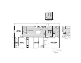 The NUMBER ONE Floor Plan. This Manufactured Mobile Home features 3 bedrooms and 2 baths.