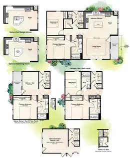 The GPII-2740-2B  PORTER RANCH Floor Plan. This Manufactured Mobile Home features 2 bedrooms and 1 bath.