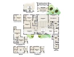 The CORONADO 3766A Floor Plan. This Manufactured Mobile Home features 3 bedrooms and 2.5 baths.