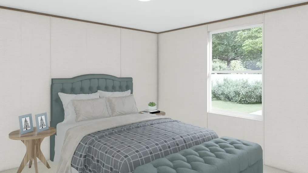 The PRIDE Bedroom. This Manufactured Mobile Home features 4 bedrooms and 2 baths.