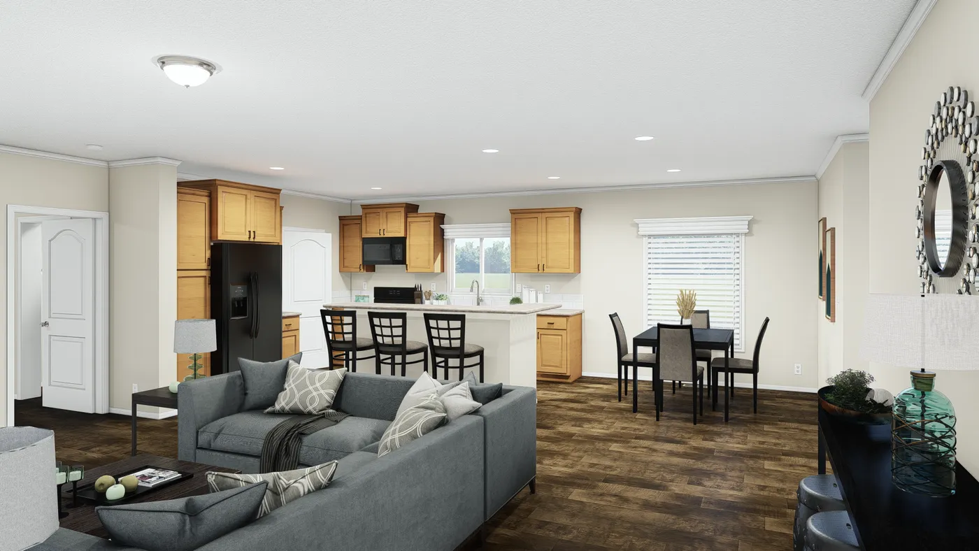 The K2760B Foyer. This Manufactured Mobile Home features 4 bedrooms and 2 baths.