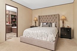 The THE PARKSIDE Master Bedroom. This Manufactured Mobile Home features 3 bedrooms and 2 baths.