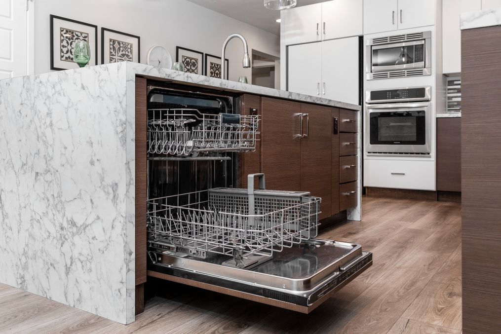 The TAYLOR 6430-9062 SECT Kitchen. This Manufactured Mobile Home features 3 bedrooms and 2 baths.