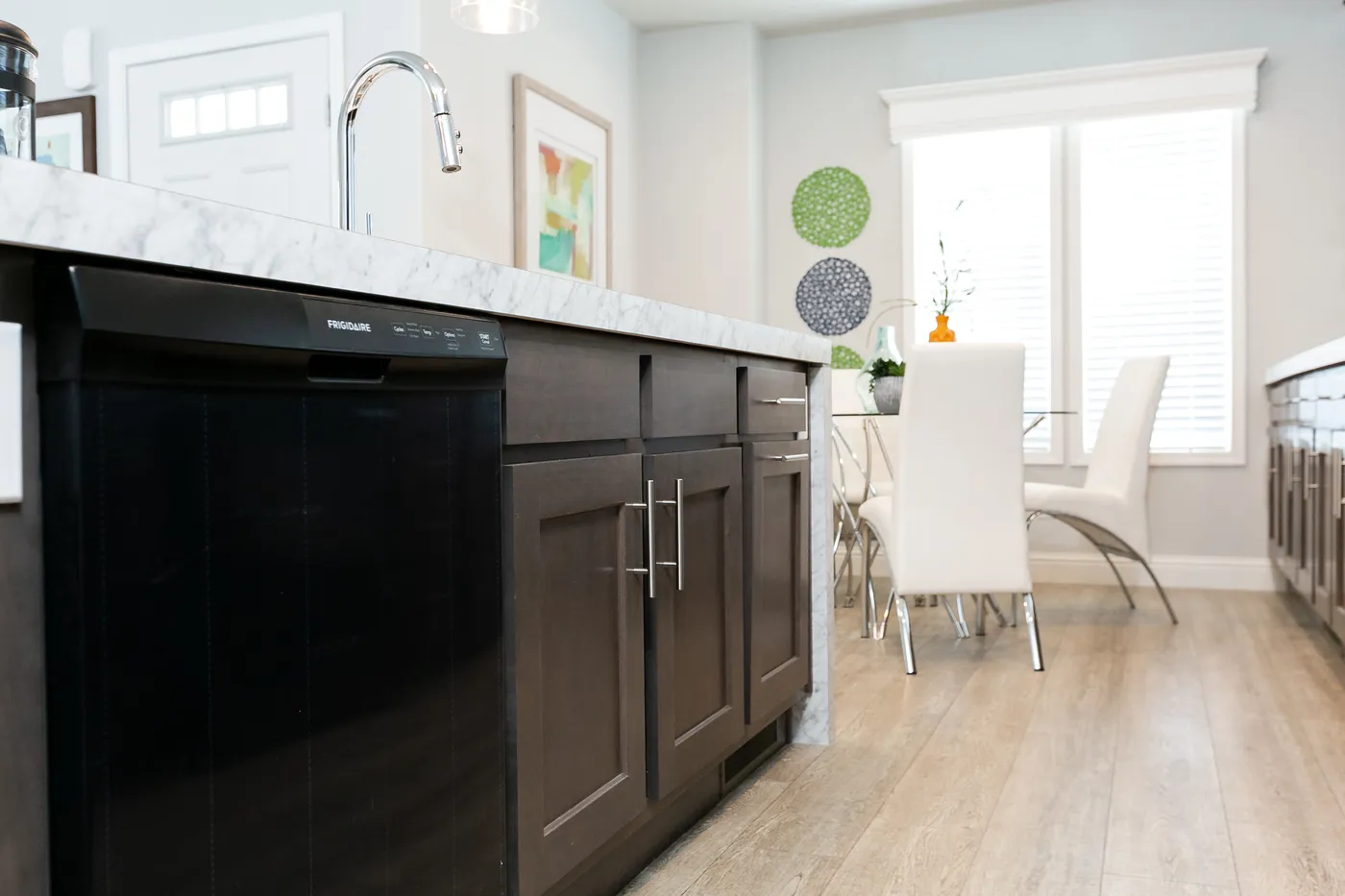 The CORONADO 2458B Kitchen. This Manufactured Mobile Home features 3 bedrooms and 2 baths.