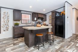 The GARNET Kitchen. This Manufactured Mobile Home features 3 bedrooms and 2 baths.
