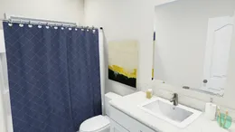 The K2750A Guest Bathroom. This Manufactured Mobile Home features 3 bedrooms and 2 baths.