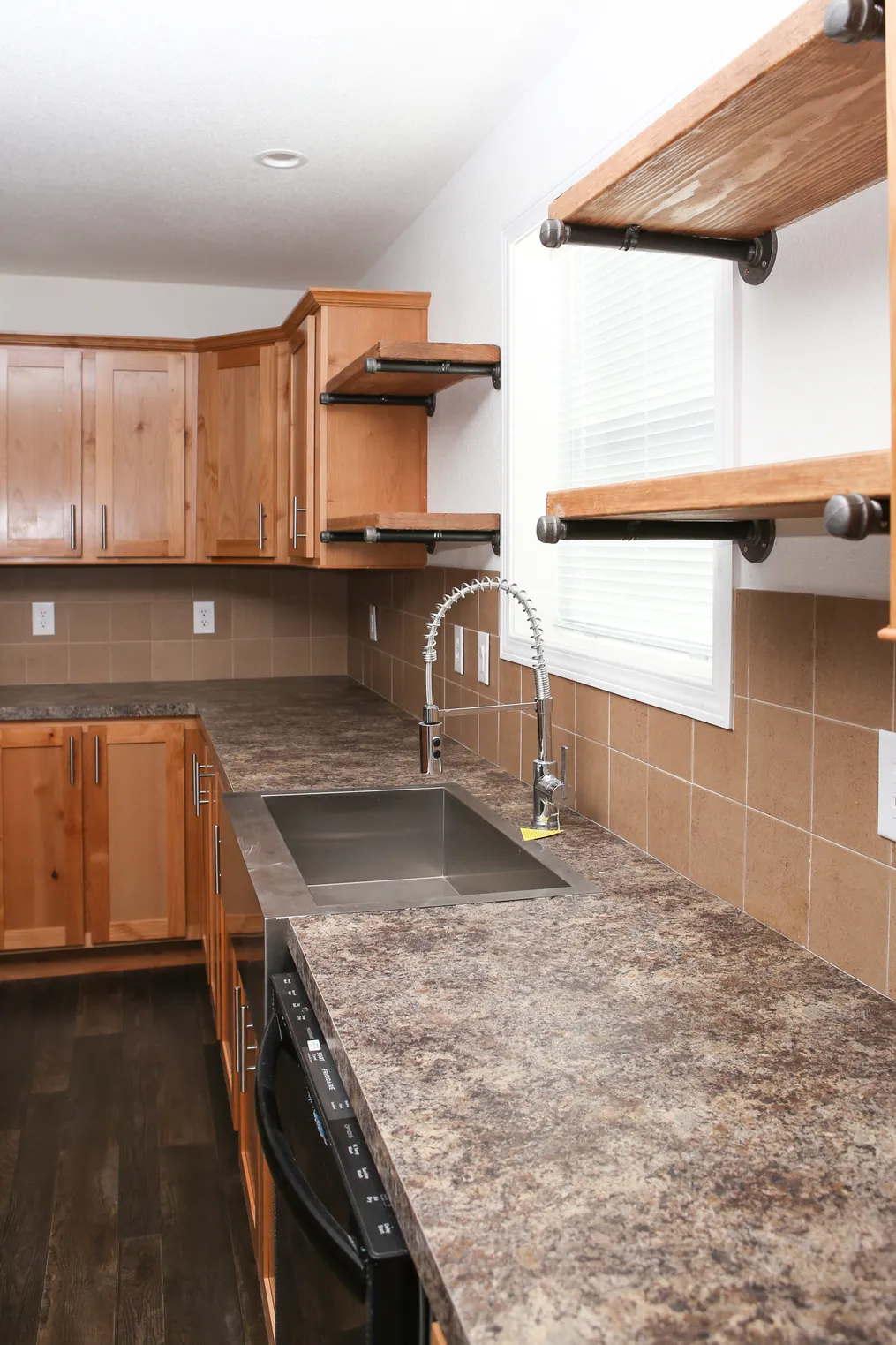 The INDIGO Kitchen. This Manufactured Mobile Home features 3 bedrooms and 2 baths.