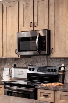 The BOUJEE Kitchen. This Manufactured Mobile Home features 3 bedrooms and 2 baths.