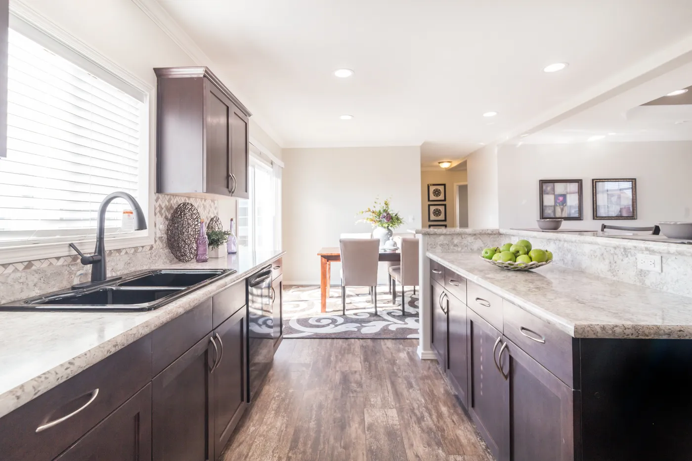 The K2760B Kitchen. This Manufactured Mobile Home features 4 bedrooms and 2 baths.