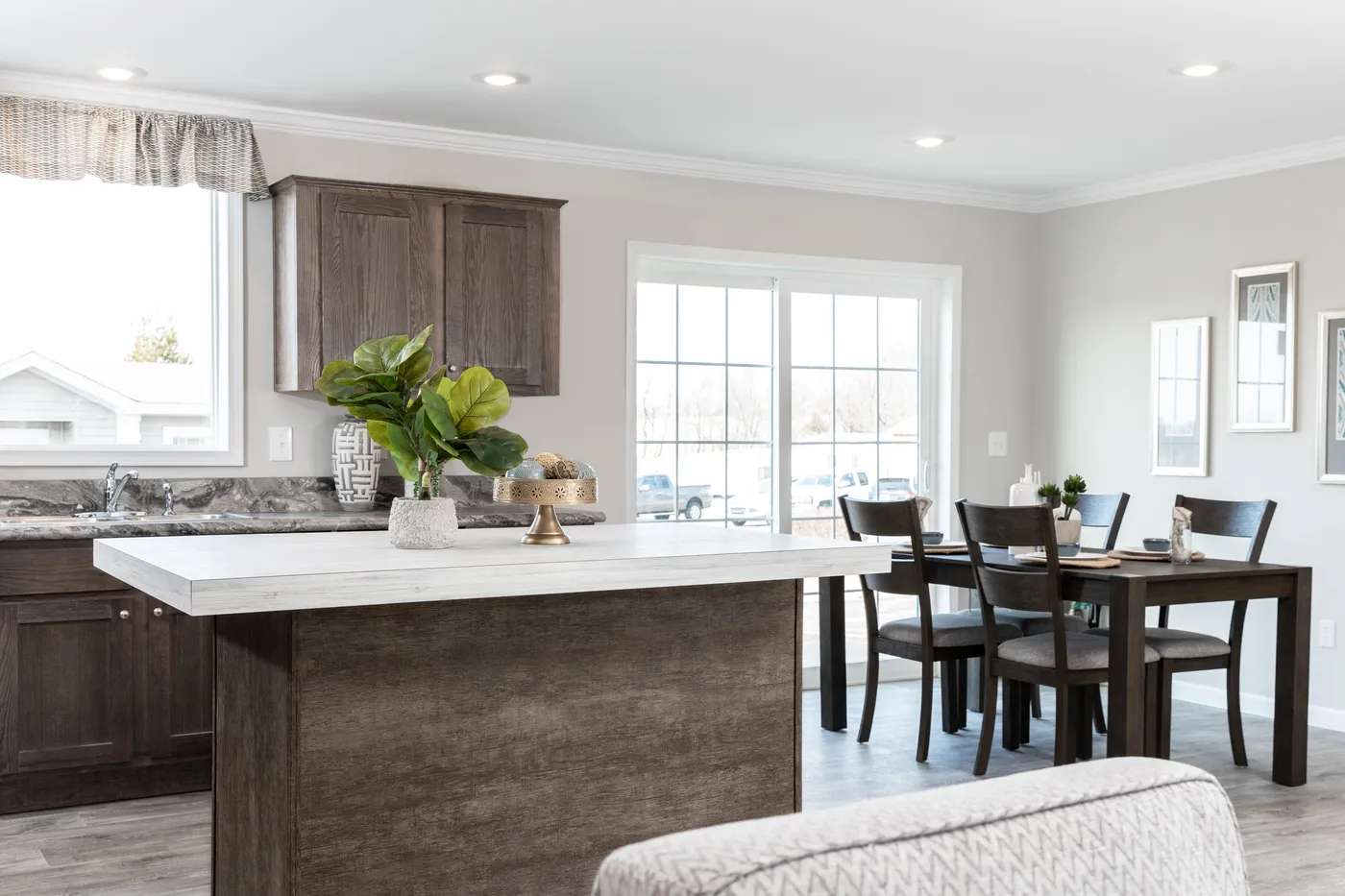 The THE VILLETTE Kitchen. This Manufactured Mobile Home features 3 bedrooms and 2 baths.